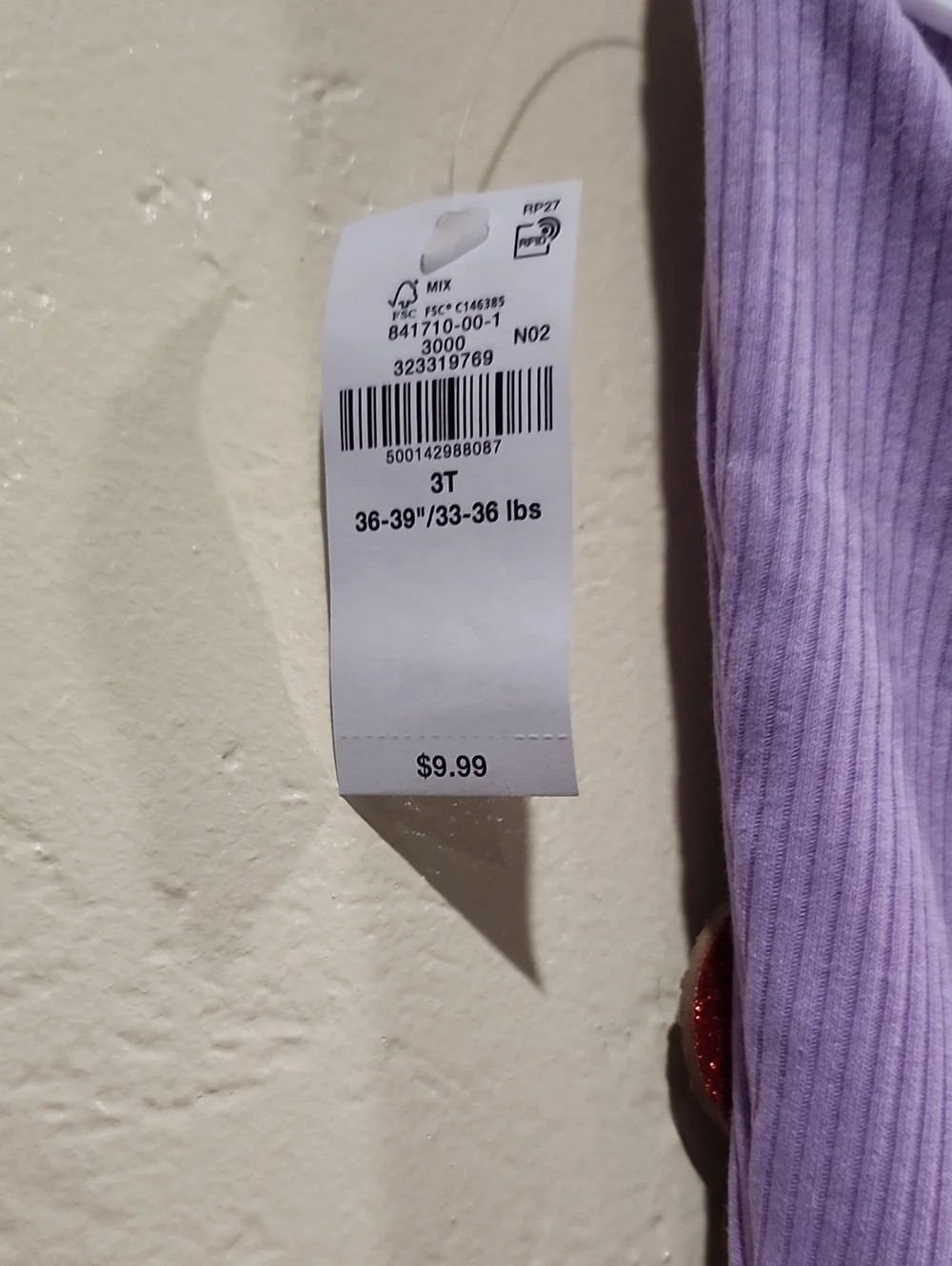 Old Navy Lavender Ribbed Flare Leggings for Kids